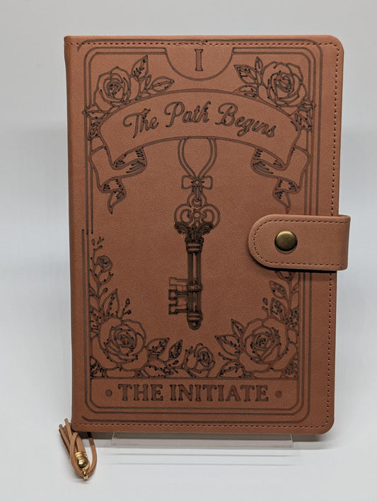"The Path Begins" — Laser Etched Initiate Journal | Relationship Journey Notebook