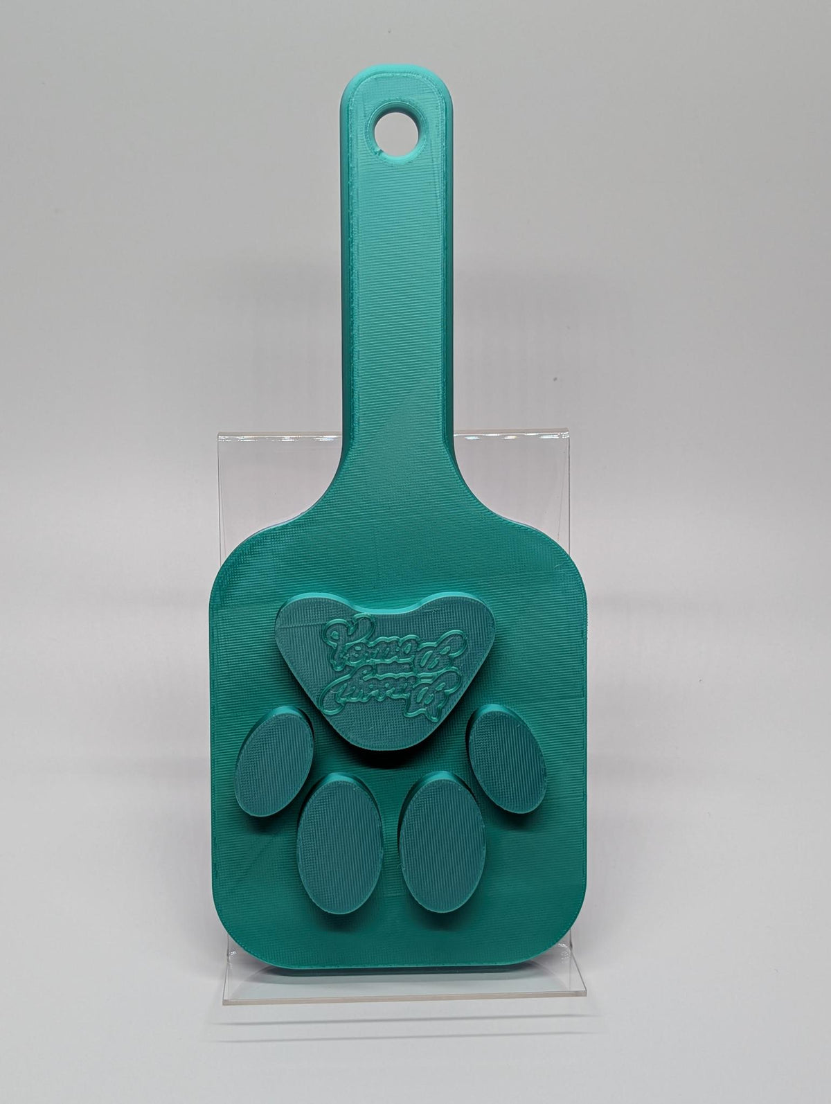 "Paws Up" — 3D Printed Paw Print Paddle | Pet Play Impact Accessory
