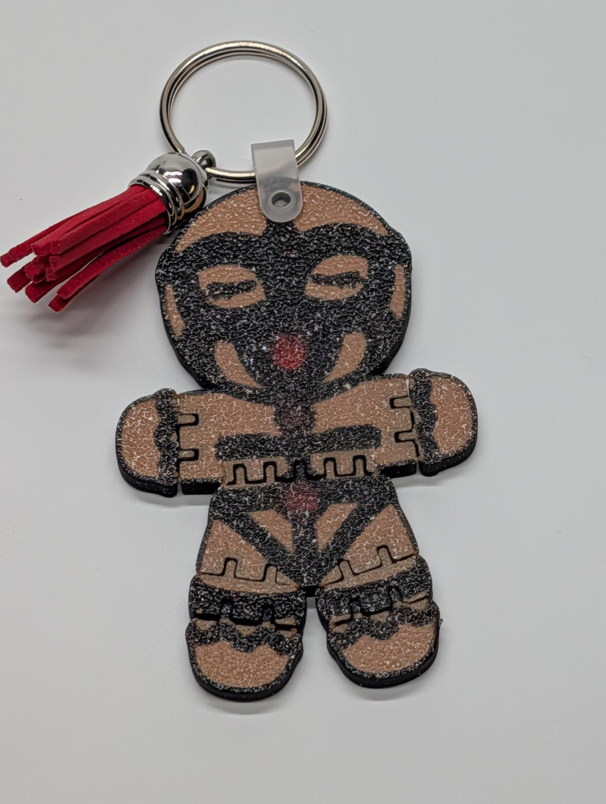 "Tied Up Ginger" — 3D Printed Shibari Keychain | Kinky Gingerbread Accessory  Description: