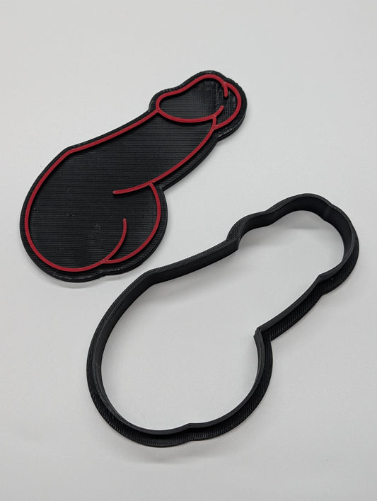 "Rise & Shine" — 3D Printed Phallic Cookie Cutter | Adult Baking Mold