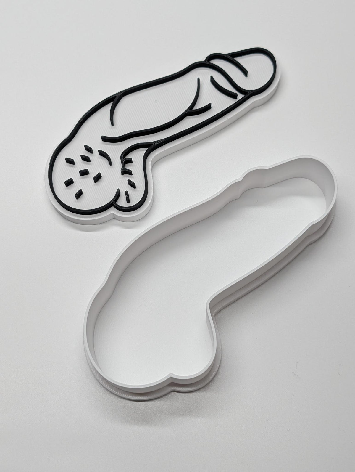 "Cookie Cutter, Literally" — 3D Printed Anatomical Cookie Cutter | Adult Baking Mold