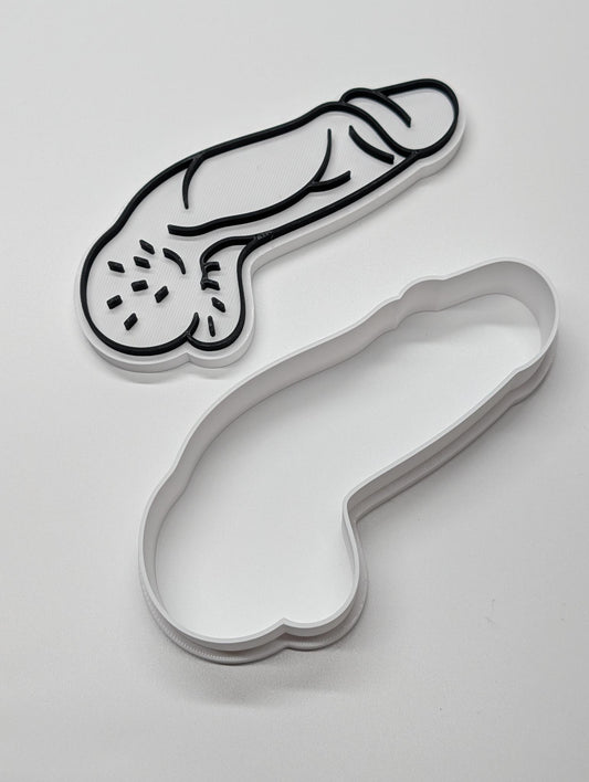 "Cookie Cutter, Literally" — 3D Printed Anatomical Cookie Cutter | Adult Baking Mold