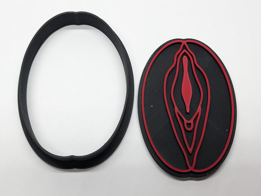 "Cookie Cutter, Literally" — 3D Printed Anatomical Cookie Cutter | Adult Baking Mold