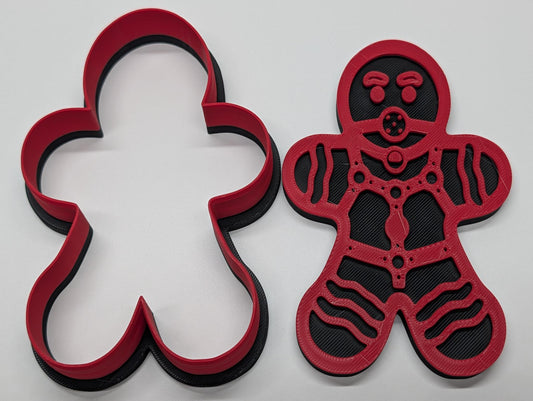"Tied Up Ginger" — 3D Printed Shibari Cookie Cutter | Kinky Gingerbread Baking Mold