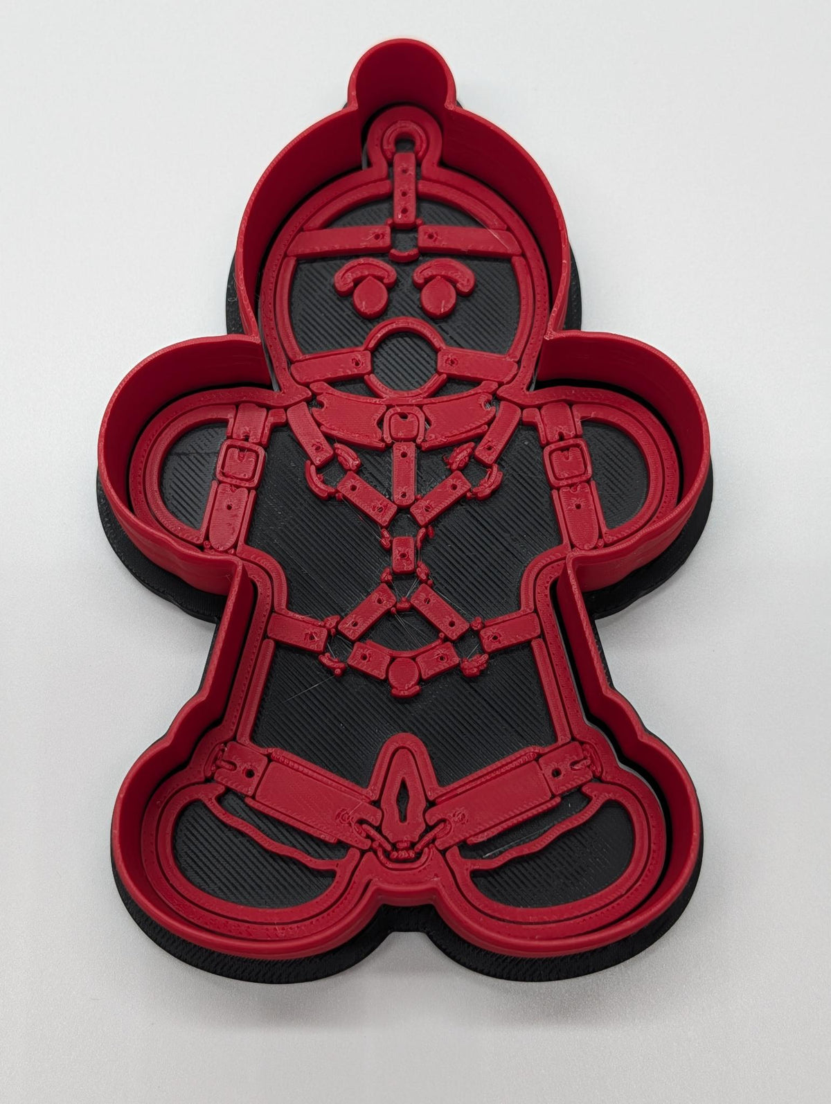 "Tied Up Ginger" — 3D Printed Shibari Cookie Cutter | Kinky Gingerbread Baking Mold