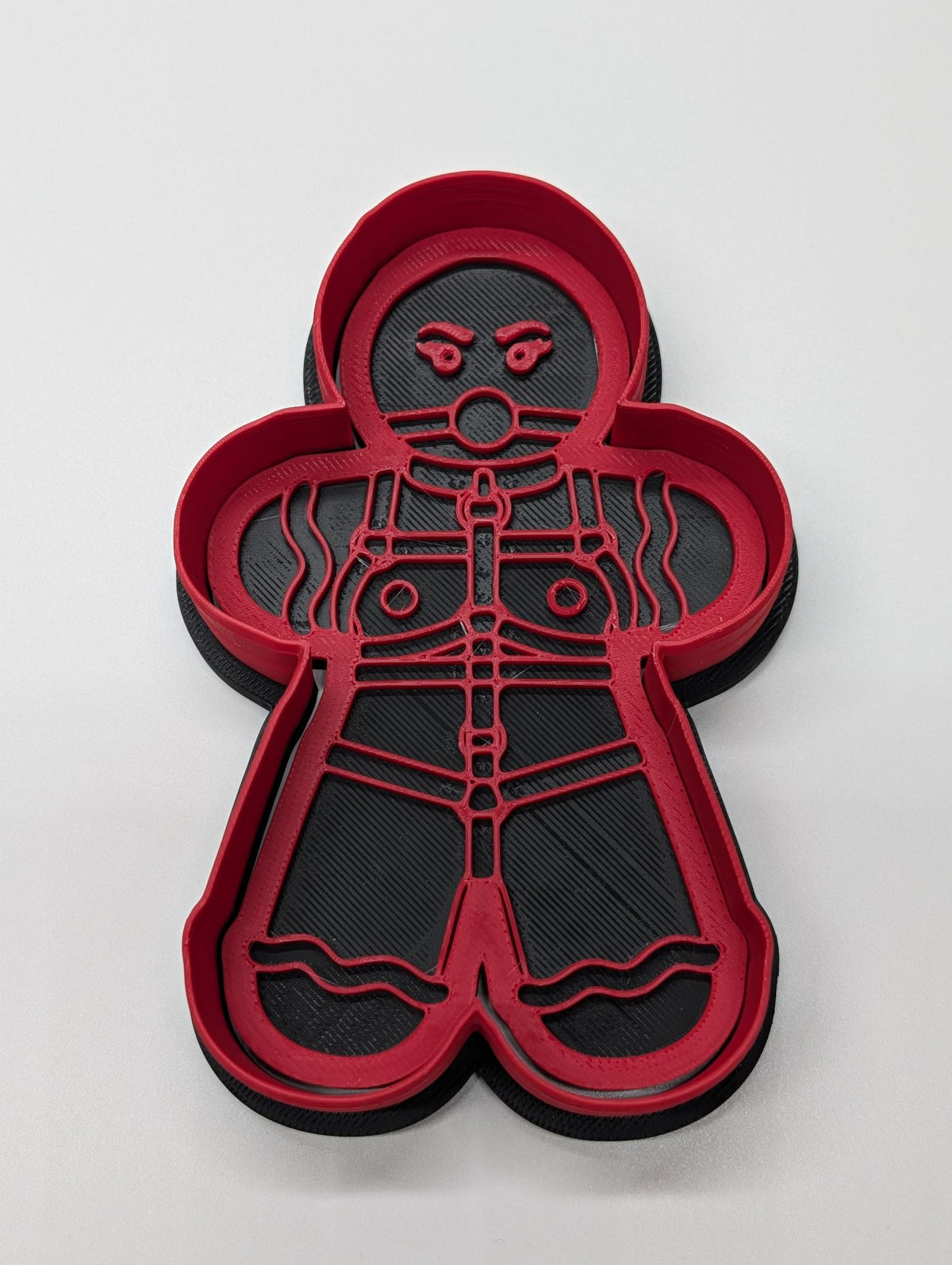"Tied Up Ginger" — 3D Printed Shibari Cookie Cutter | Kinky Gingerbread Baking Mold